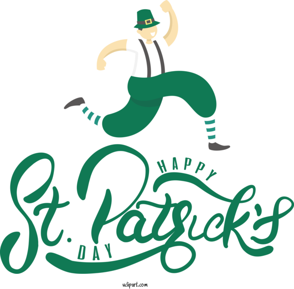 Free Holidays Human Logo Design For Saint Patricks Day Clipart Transparent Background