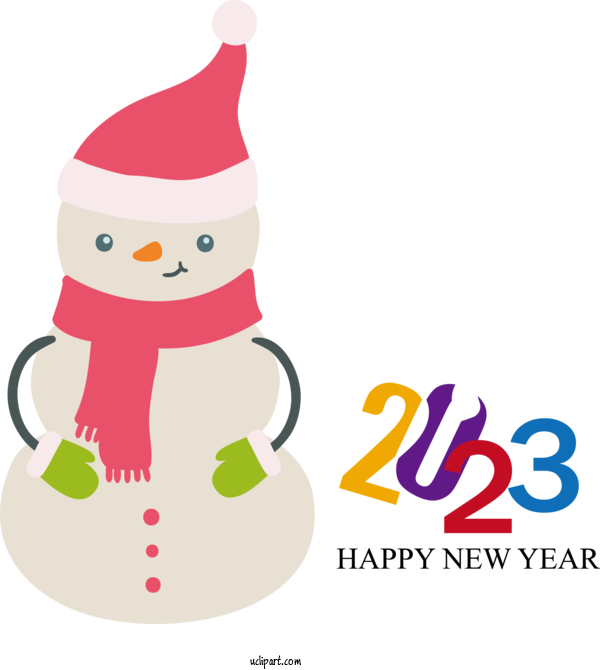 Free Holidays Christmas Santa Claus Bauble For New Year 2023 Clipart Transparent Background
