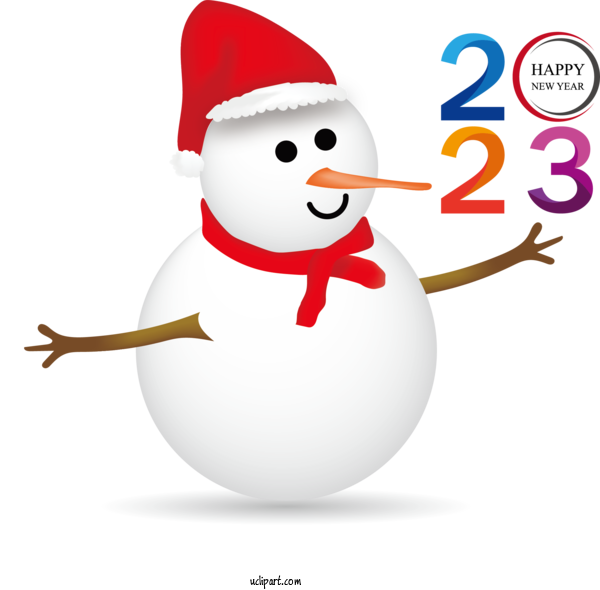 Free Holidays Snegurochka New Year Christmas For New Year 2023 Clipart Transparent Background