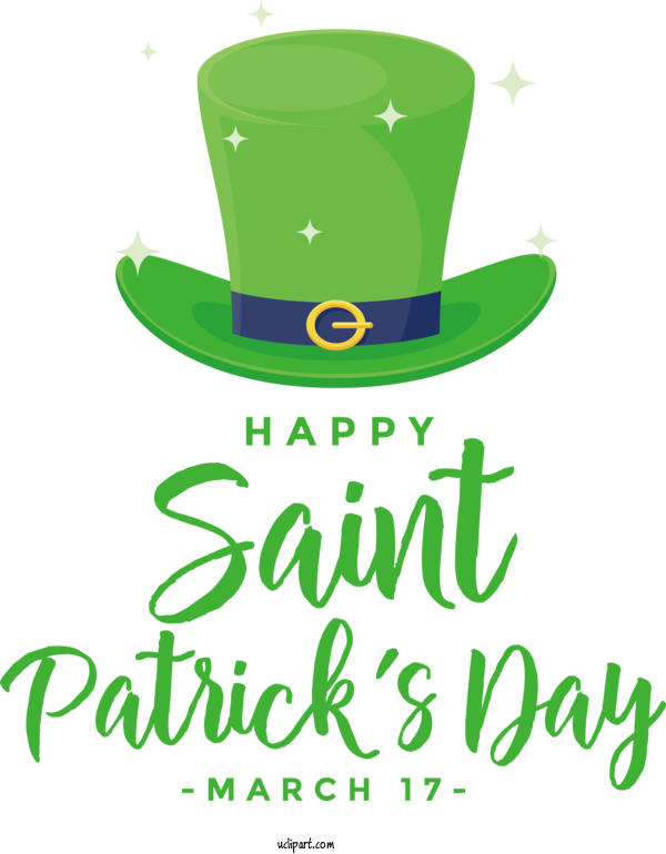 Free Holidays Logo Meter Hat For Saint Patricks Day Clipart Transparent Background