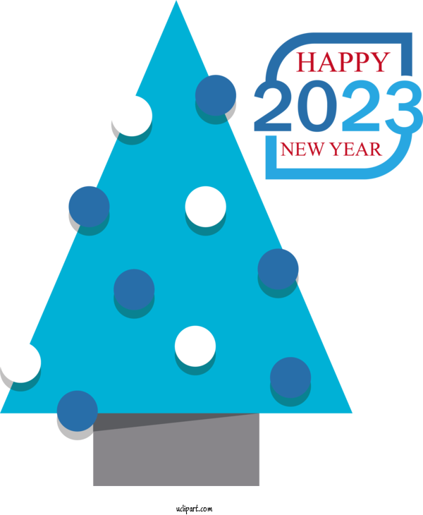 Free Holidays Christmas Tree Line Triangle For New Year 2023 Clipart Transparent Background