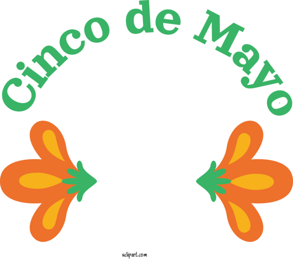 Free Holidays Leaf Logo For Cinco De Mayo Clipart Transparent Background