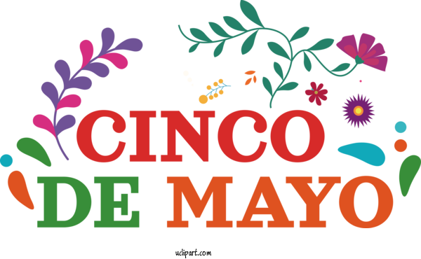Free Holidays Floral Design Flower Design For Cinco De Mayo Clipart Transparent Background