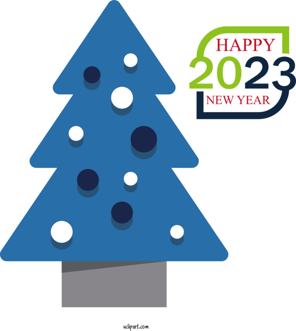 Free Holidays Christmas Christmas Tree Bauble For New Year 2023 Clipart Transparent Background