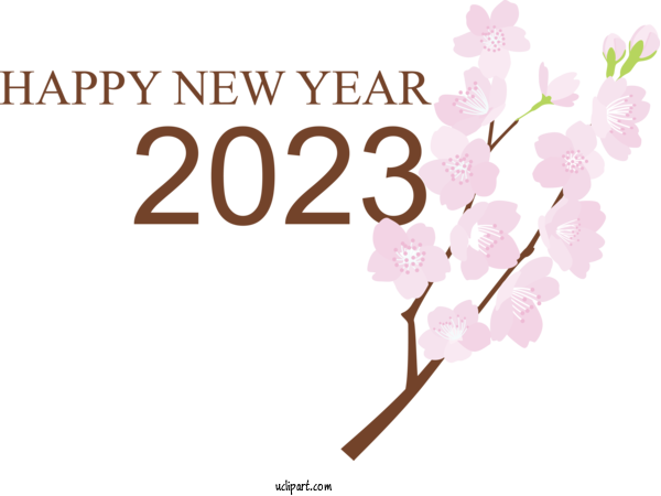 Free Holidays Venice Floral Design Gliding Lizards For New Year 2023 Clipart Transparent Background