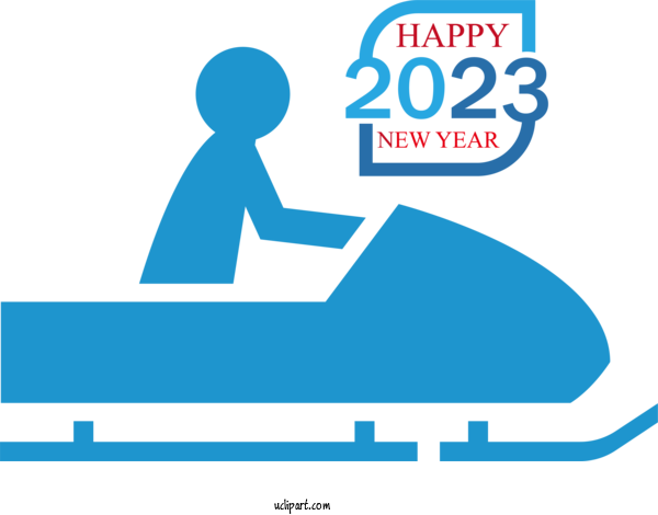 Free Holidays Human Logo Online Advertising For New Year 2023 Clipart Transparent Background