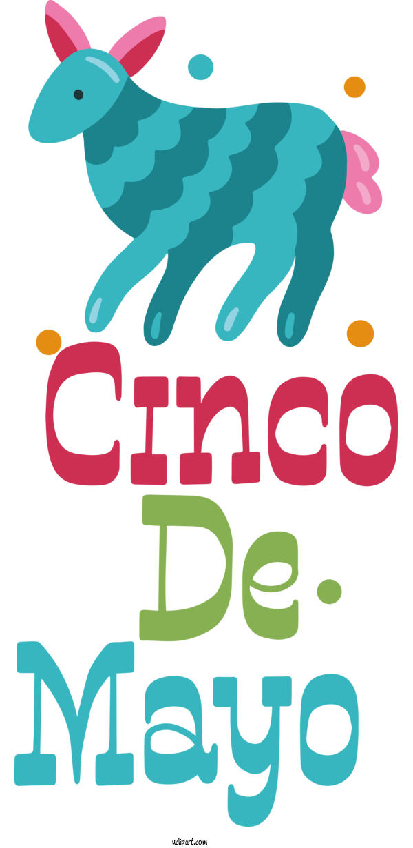 Free Holidays Design Human Logo For Cinco De Mayo Clipart Transparent Background