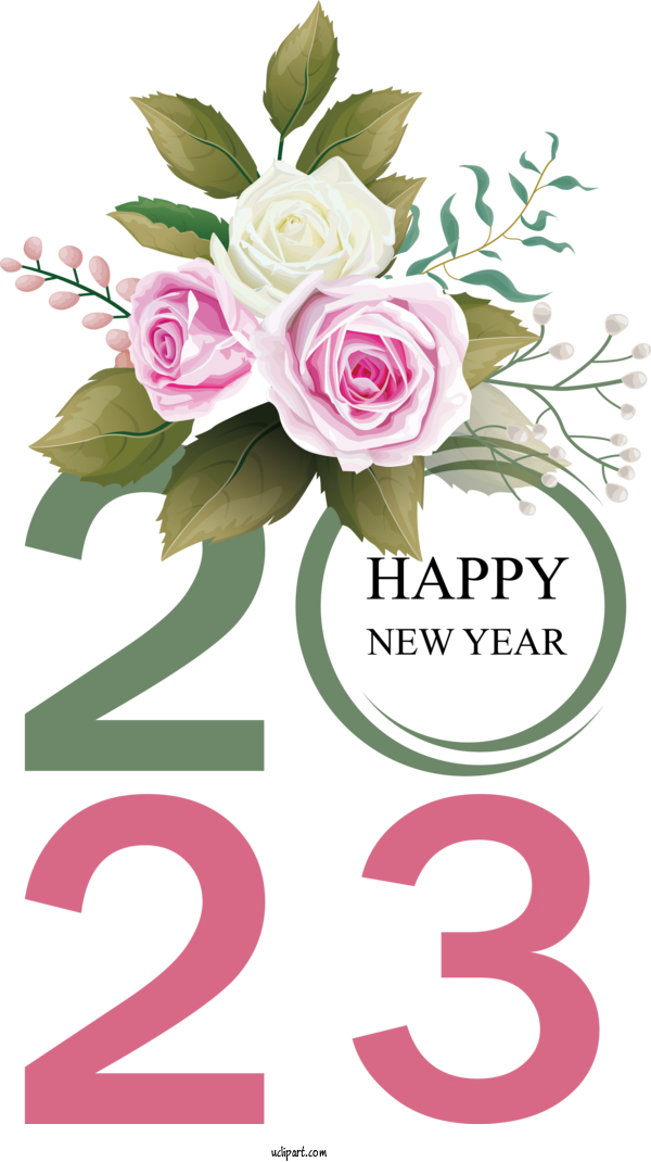 Free Holidays Rhode Island School Of Design (RISD) Floral Design Design For New Year 2023 Clipart Transparent Background