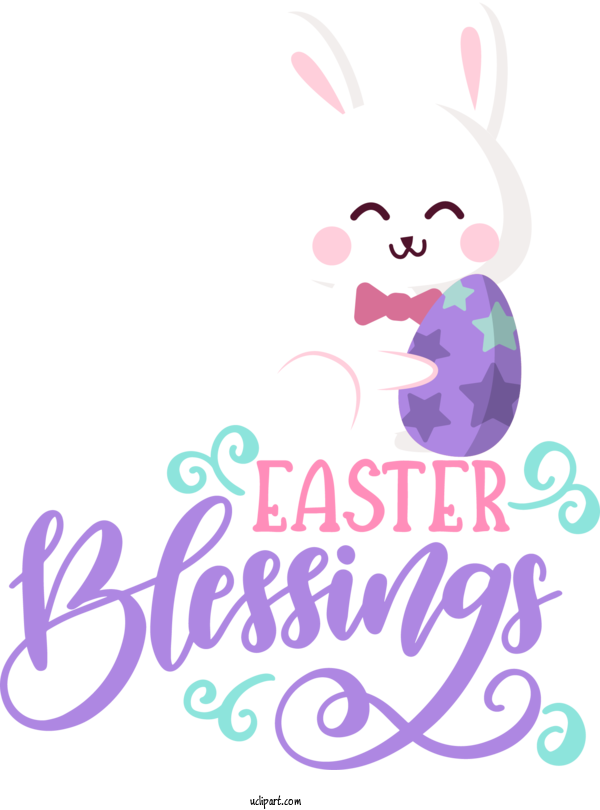 Free Holidays Easter Bunny Cartoon Rabbit For Easter Clipart Transparent Background