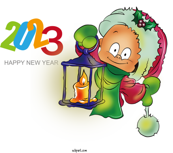 Free Holidays Cartoon Christmas Drawing For New Year 2023 Clipart Transparent Background