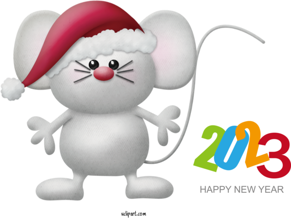 Free Holidays Computer Mouse Computer Keyboard Christmas For New Year 2023 Clipart Transparent Background