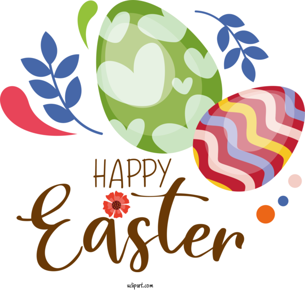 Free Holidays Logo Design Easter Egg For Easter Clipart Transparent Background