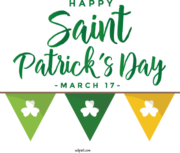 Free Holidays Logo Leaf Design For Saint Patricks Day Clipart Transparent Background