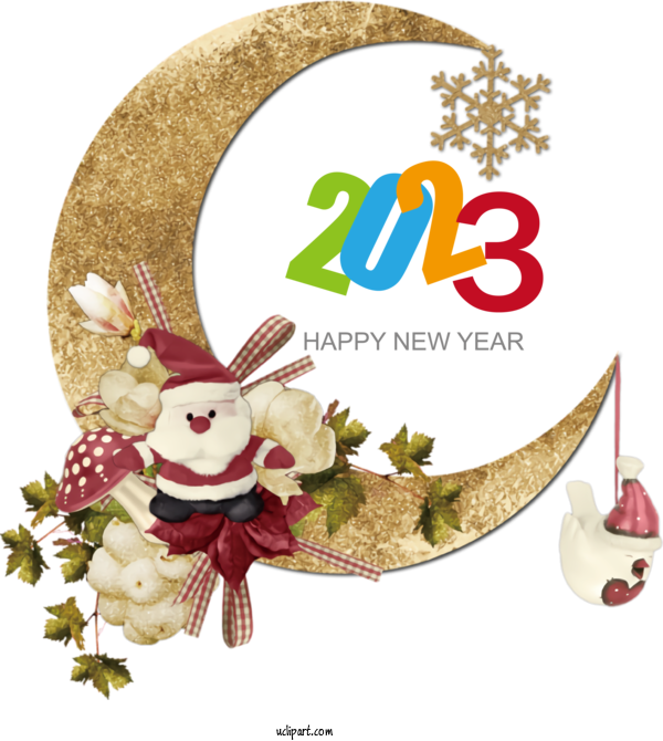 Free Holidays New Year's Eve 2021 Christmas New Year For New Year 2023 Clipart Transparent Background