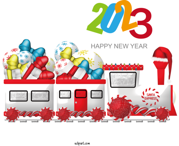 Free Holidays 2022 Happy New Year Celebration ! Cartoon New Year For New Year 2023 Clipart Transparent Background