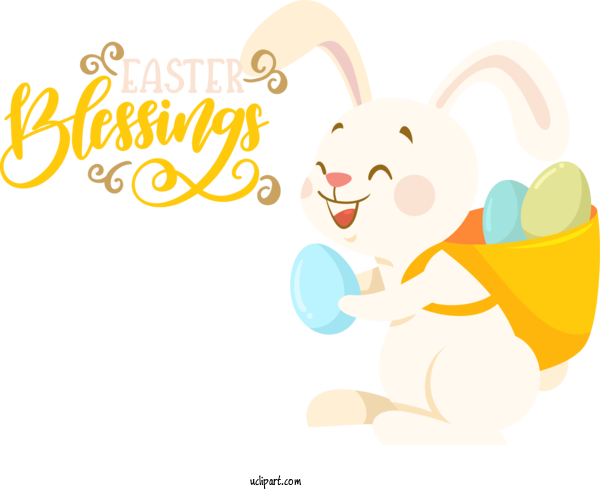 Free Holidays Cartoon Drawing Tuzki For Easter Clipart Transparent Background