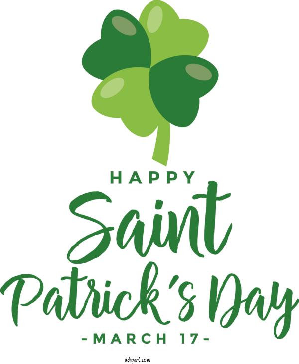 Free Holidays Leaf Logo Symbol For Saint Patricks Day Clipart Transparent Background