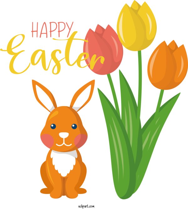 Free Holidays Design Painting Flower For Easter Clipart Transparent Background
