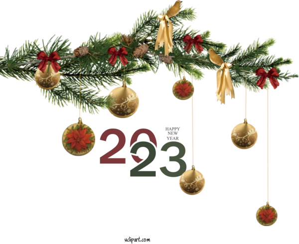 Free Holidays Ded Moroz Rudolph New Year For New Year 2023 Clipart Transparent Background