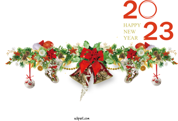 Free Holidays New Year Christmas New Year 2022 For New Year 2023 Clipart Transparent Background