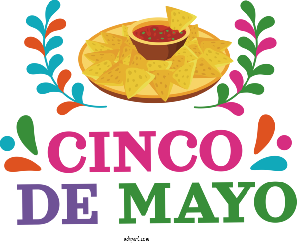 Free Holidays Logo Design Line Art For Cinco De Mayo Clipart Transparent Background
