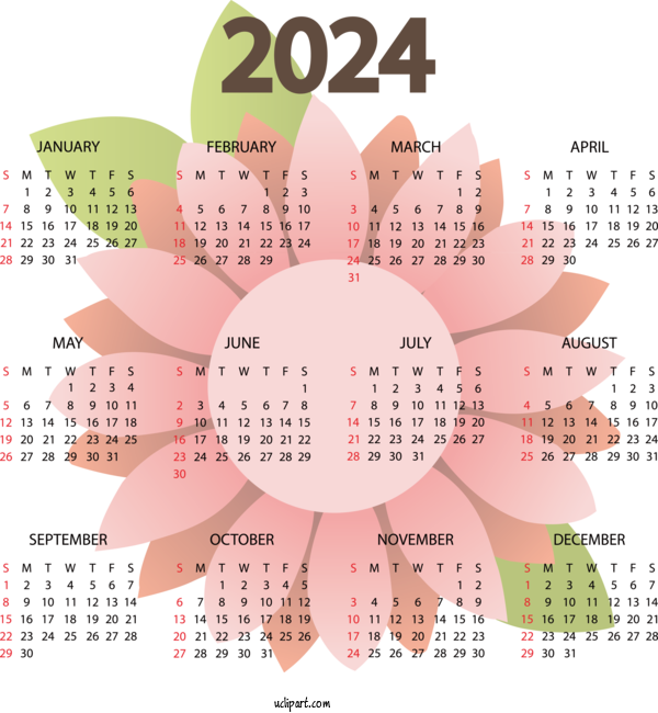 Free Life January Calendar! Calendar Aztec Sun Stone For Yearly Calendar Clipart Transparent Background