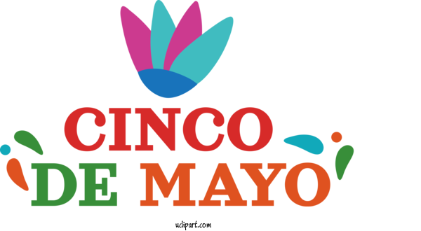Free Holidays Logo Design Line For Cinco De Mayo Clipart Transparent Background