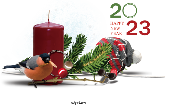 Free Holidays Christmas Graphics New Year New Year's Day For New Year 2023 Clipart Transparent Background