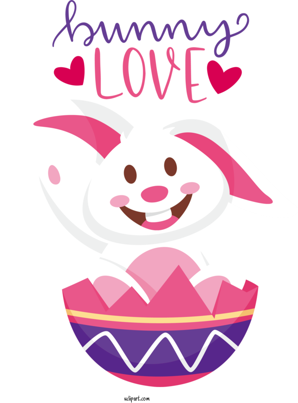 Free Holidays Rabbit Easter Bunny Drawing For Easter Clipart Transparent Background