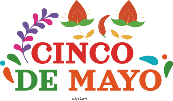 Free Holidays Grupo Marta Logo Leaf For Cinco De Mayo Clipart Transparent Background