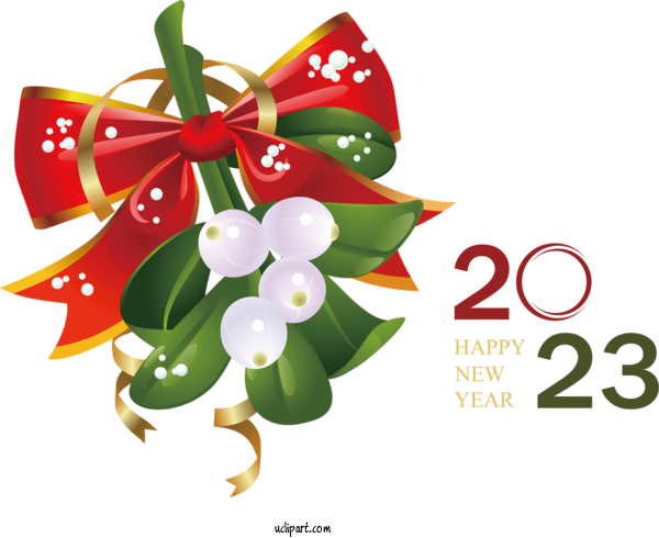 Free Holidays New Year New Year 2022 Christmas For New Year 2023 Clipart Transparent Background
