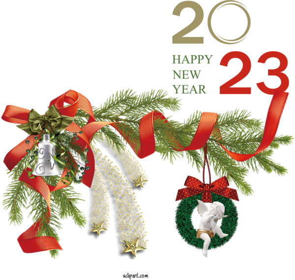 Free Holidays New Year Christmas Bauble For New Year 2023 Clipart Transparent Background