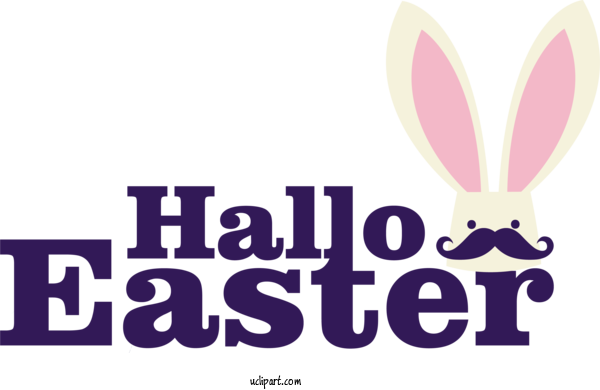 Free Holidays Pine Hall Brick Easter Bunny Logo For Easter Clipart Transparent Background