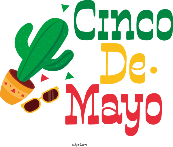 Free Holidays Logo Design Human For Cinco De Mayo Clipart Transparent Background