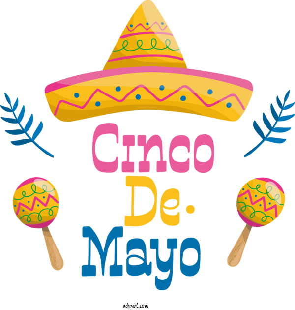 Free Holidays Line Mitsui Cuisine M Meter For Cinco De Mayo Clipart Transparent Background