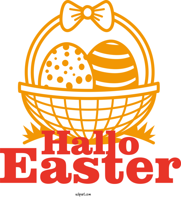 Free Holidays Easter Basket Basket Easter Egg For Easter Clipart Transparent Background