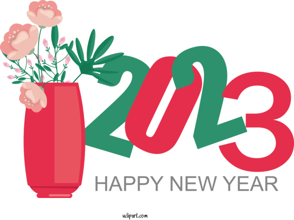 Free Holidays Rhode Island School Of Design (RISD) 2023 NEW YEAR Floral Design For New Year 2023 Clipart Transparent Background