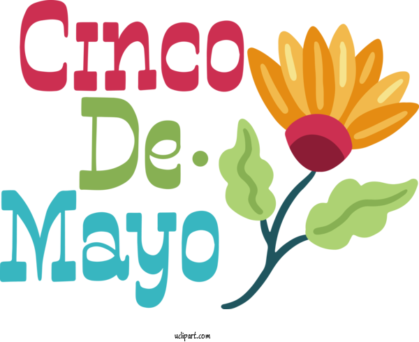 Free Holidays Flower Floral Design Design For Cinco De Mayo Clipart Transparent Background