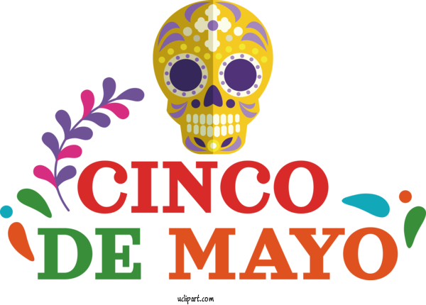 Free Holidays Human Logo Design For Cinco De Mayo Clipart Transparent Background