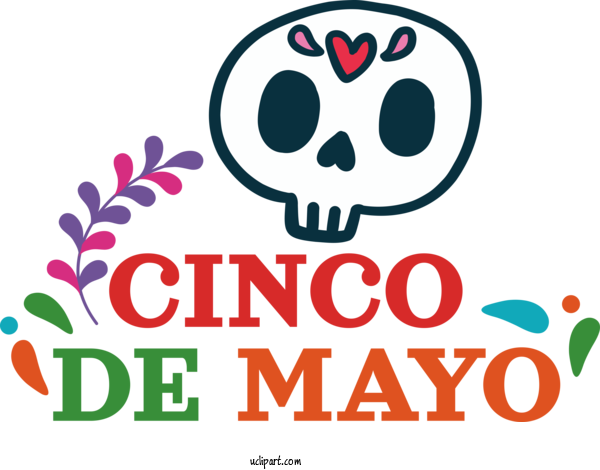 Free Holidays Human Logo Behavior For Cinco De Mayo Clipart Transparent Background