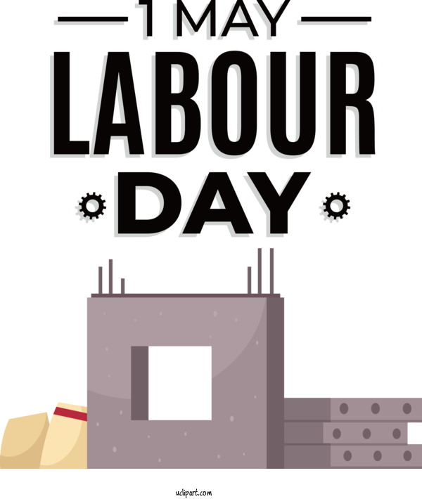 Free Holidays Design Logo Cartoon For Labor Day Clipart Transparent Background