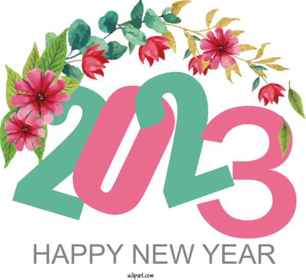 Free Holidays Rhode Island School Of Design (RISD) Floral Design Flower For New Year 2023 Clipart Transparent Background