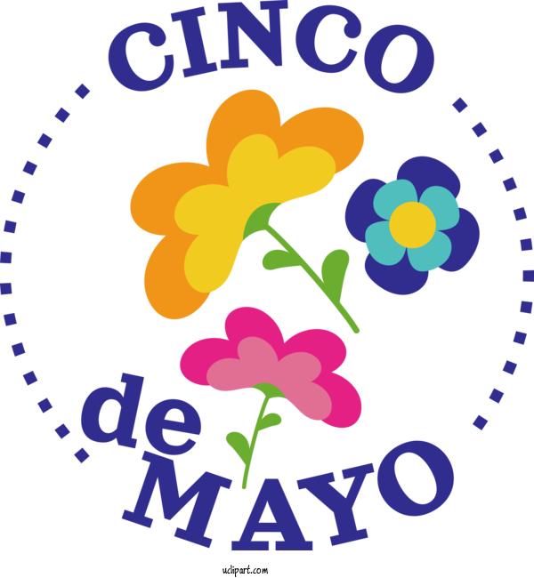 Free Holidays Cut Flowers Human Design For Cinco De Mayo Clipart Transparent Background