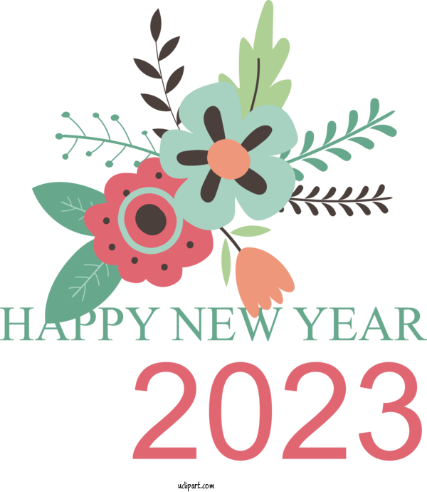 Free Holidays Royalty Free Transparency Icon For New Year 2023 Clipart Transparent Background