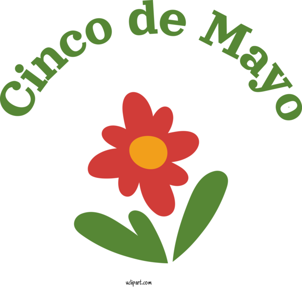 Free Holidays Leaf Cut Flowers For Cinco De Mayo Clipart Transparent Background