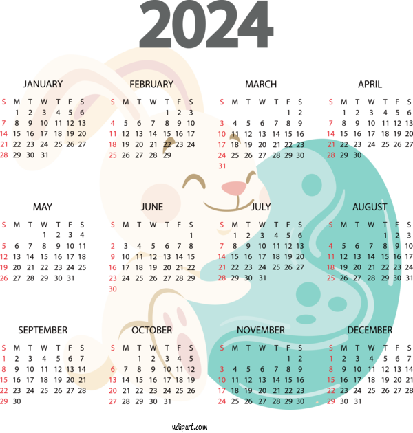 Free Holidays May Calendar January Calendar! Aztec Sun Stone For New Year 2024 Clipart Transparent Background