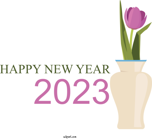 Free Holidays Flower Madison Logo For New Year 2023 Clipart Transparent Background