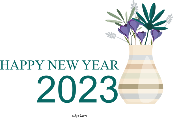 Free Holidays New Year Design Holiday For New Year 2023 Clipart Transparent Background
