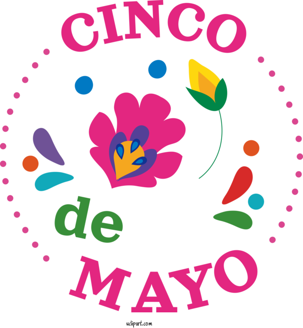 Free Holidays Design Floral Design Cut Flowers For Cinco De Mayo Clipart Transparent Background