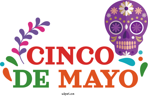 Free Holidays Logo Human Design For Cinco De Mayo Clipart Transparent Background